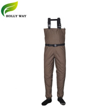 Cleated outsole Breathable Chest Wader with neoprene socks for fly fishing